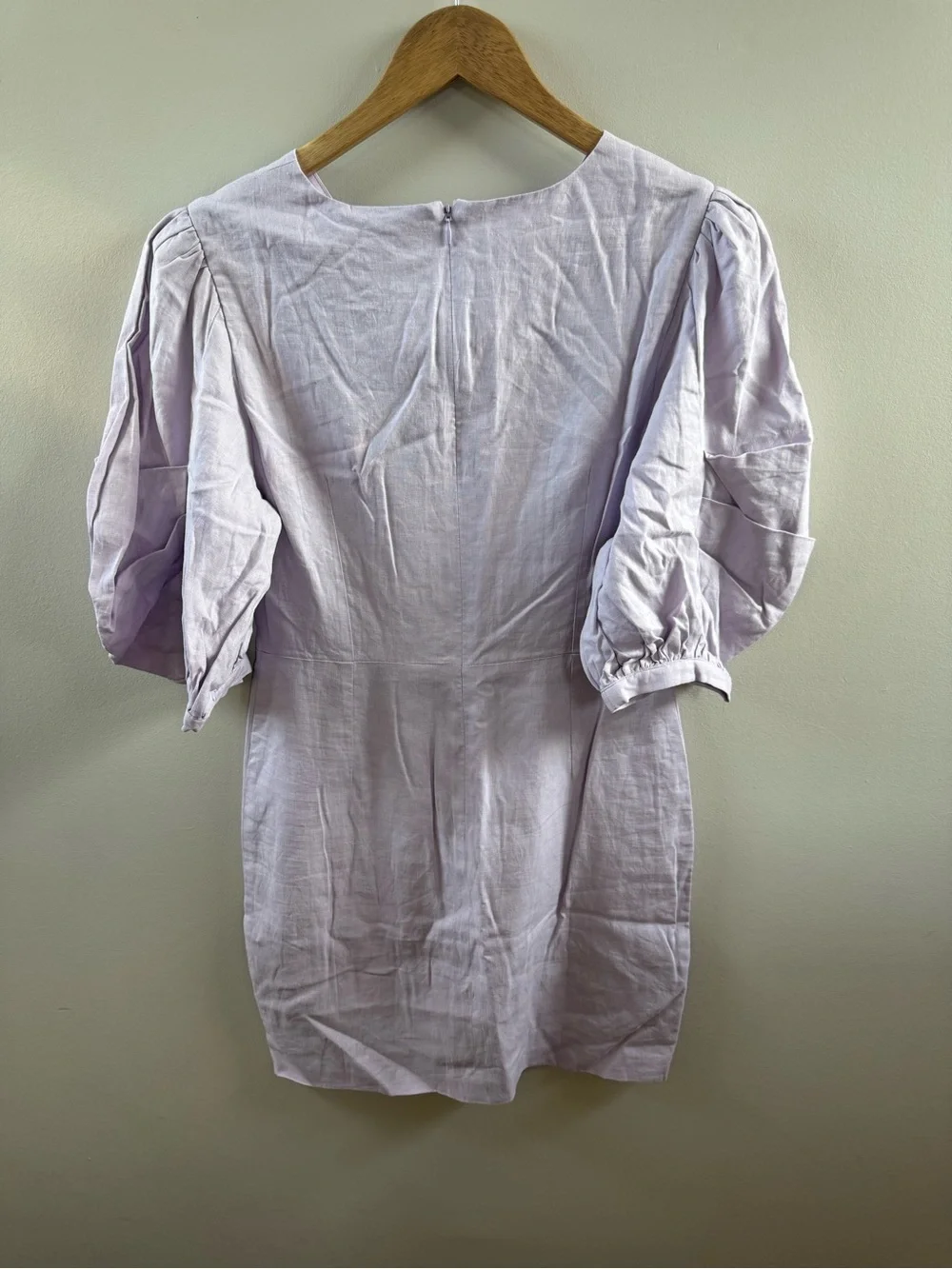 FARM Rio Lilac Knot-Front Mini Dress - Picture 3 of 7